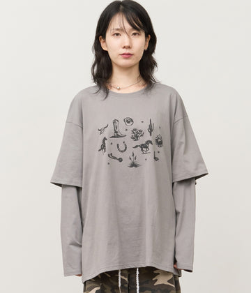 (W) Piece Layered Longsleeve